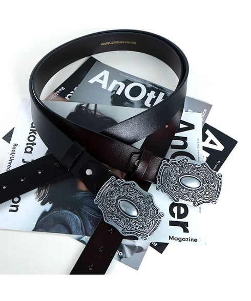 Floral Buckle Belt